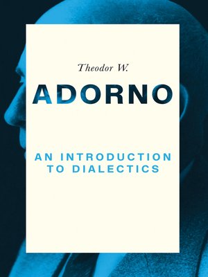 cover image of An Introduction to Dialectics